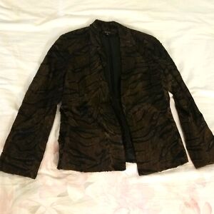 Brown tiger stripe jacket S&D (M)